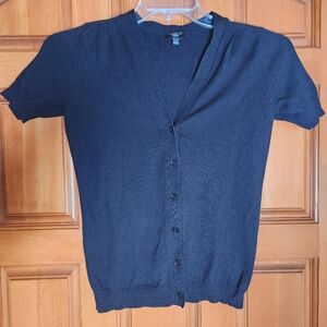 Talbots Petites Classic Black Knit Sweater size PS